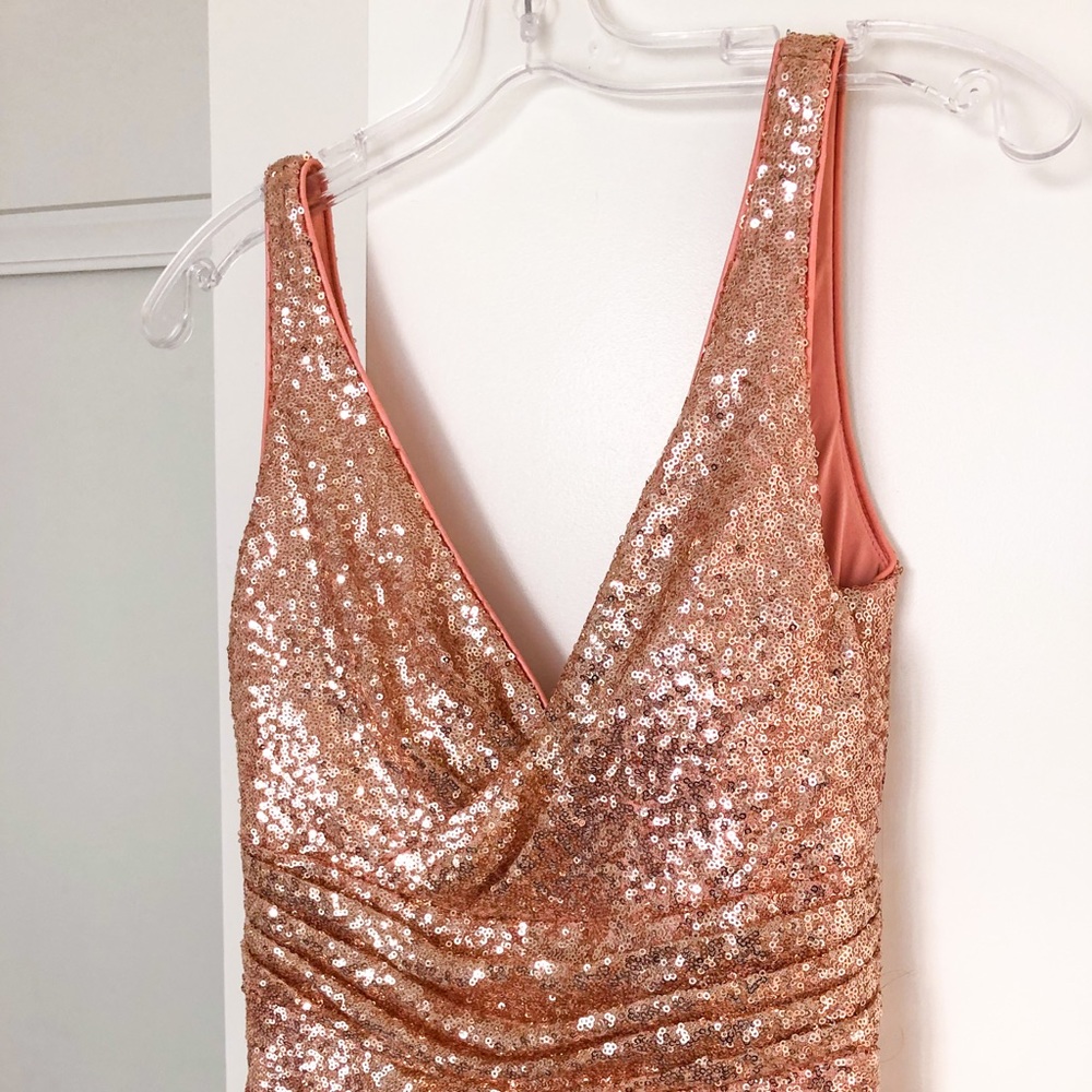 Alfred Angelo Sapphire Collection Rose Gold Dress